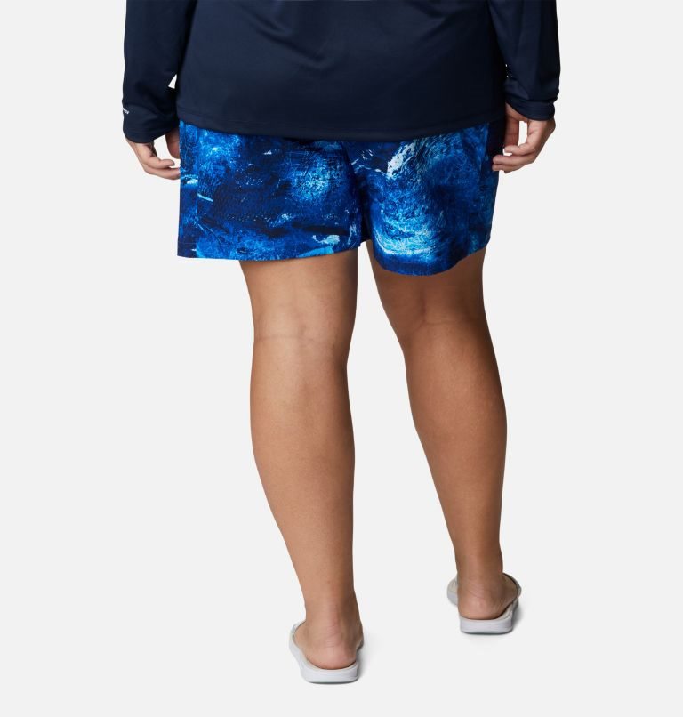 Pantaloni Scurti Columbia PFG Tidal II Dama Albastri | Plus Size DO8M90Q17